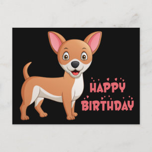 Carte Postale Drôle Chien Chien Chiot Caricature Cute Chihuahua 