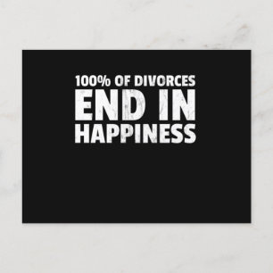 Carte Postale Drôle Citation Divorce Design Cadeau Pour Divorce 