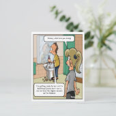 Carte postale drôle de Bald Head Island (Debout devant)