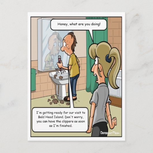 Carte postale drôle de Bald Head Island (Devant)