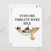 Carte Postale drôle de blague de divorce (Devant / Derrière)