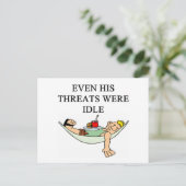 Carte Postale drôle de blague de divorce (Debout devant)