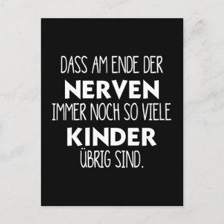 Carte Postale Drôle de fin de nerfs