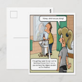 Carte postale drôle de l'île de Bald Head (Devant / Derrière)