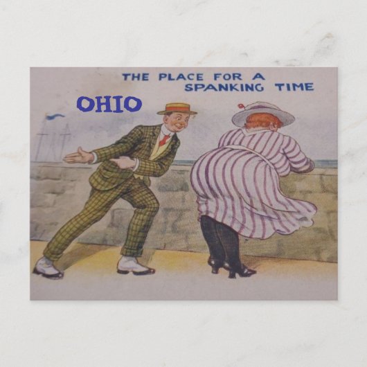 CARTE POSTALE DRÔLE DE L'OHIO (Devant)