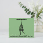 Carte Postale Drôle de Noël bizarre (Debout devant)