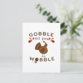 Carte Postale Drôle de Thanksgiving - GLouglouter JUSQU'À CE QUE (Debout devant)