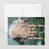 Carte Postale Drôle de Trump Perdu (Devant / Derrière)
