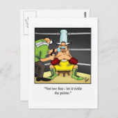 Carte postale drôle de vin "Spectickles" (Devant / Derrière)