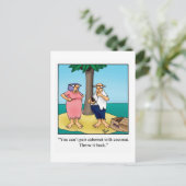 Carte postale drôle de vin "Spectickles" (Debout devant)