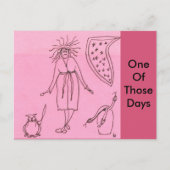 Carte Postale Drôle déesse Chat Gak (Devant)