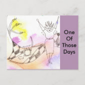 Carte Postale Drôle déesse Chat Gak 2 (Devant)