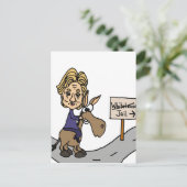 Carte Postale Drôle dessin politique anti-Hillary (Debout devant)
