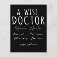Drôle Docteur écriture manuscrite Humour Nurse Lif