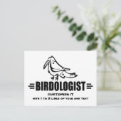 Carte Postale Drôle d'oiseau (Debout devant)