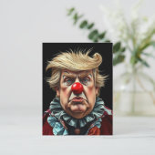 Carte Postale Drôle Donald Trump clown (Debout devant)