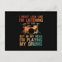 Drôle Drummer Art Pour Hommes Femmes Drum Player P