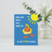 Carte Postale Drôle Duck Riddle pour les enfants (Debout devant)