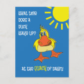 Carte Postale Drôle Duck Riddle pour les enfants (Devant)