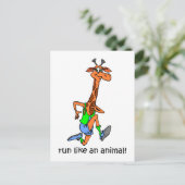 Carte Postale Drôle en cours (Debout devant)