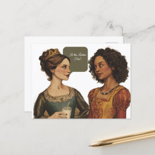 Carte Postale Drôle Est-Ce Que Ce Lactose Est Libre ?