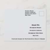 Carte Postale Drôle Fantôme D'Halloween Dessin Passé (Dos)