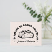 Carte Postale Drôle femme de métier rester à la maison mère cuis (Debout devant)