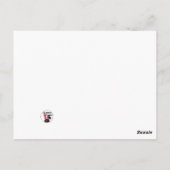 Carte Postale Drôle Fille D'anniversaire Rétro Éteignant Des Bou (Dos)