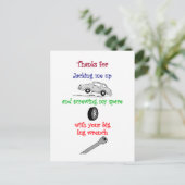 Carte Postale Drôle Gay (Debout devant)