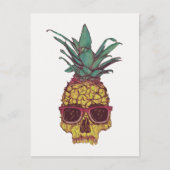 Carte Postale Drôle Geek Cool Pineapple Punk (Devant)