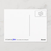 Carte Postale Drôle geek dévoué pas obsédée (Dos)