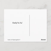 Carte Postale Drôle Golden Retriever Cow Joke (Dos)