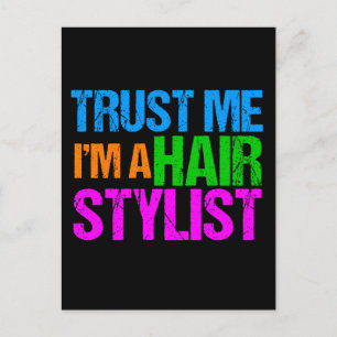 Carte Postale Drôle Hair Styliste