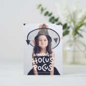 Carte Postale Drôle Halloween Ghosting Trick ou Treat cette anné (Debout devant)