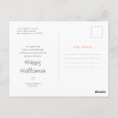 Carte Postale Drôle Halloween Ghosting Trick ou Treat cette anné (Dos)