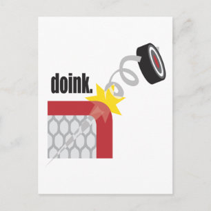 Carte Postale Drôle Hockey