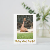 Carte Postale Drôle Humoristique (Debout devant)