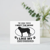Carte Postale Drôle irish Wolfhound conceptions (Debout devant)