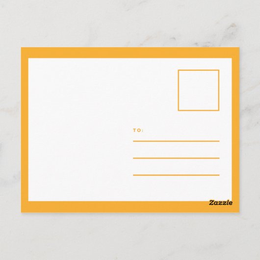 Carte Postale Drôle Jaune Drunk (Dos)