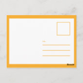 Carte Postale Drôle Jaune Ivre (Dos)