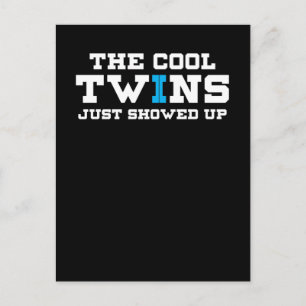 Carte Postale Drôle Les Jumeaux Cool Venaient D'Arriver.