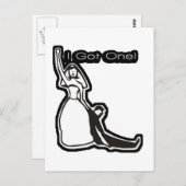 Carte Postale Drôle mariage j'en ai un (Devant / Derrière)