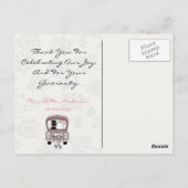 Carte Postale Drôle Mme & M. Merci (Dos)