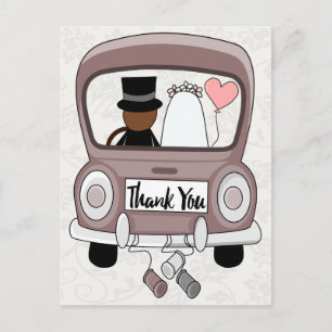 Carte Postale Drôle Mme & M. Merci