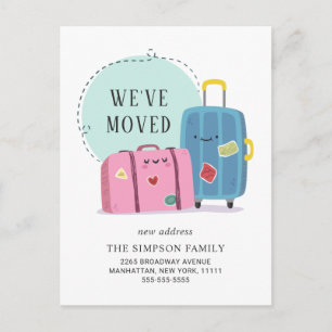 Carte Postale Drôle nous avons déménagé Faire-part de déménageme