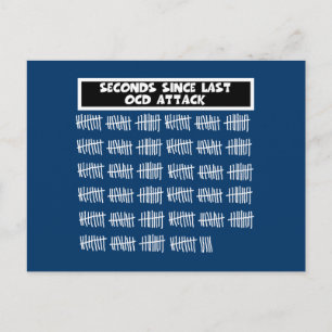 Carte Postale Drôle OCD