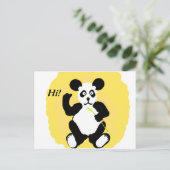 Carte Postale Drôle Panda (Debout devant)
