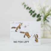 Carte Postale Drôle "Pas de Fox à gauche" (Debout devant)