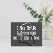 Carte Postale Drôle, Pas Un Gynocologue (Debout devant)