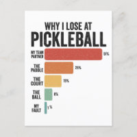 Drôle Pickleball Dink Sport Pourquoi J'Ai Perdu Pi
